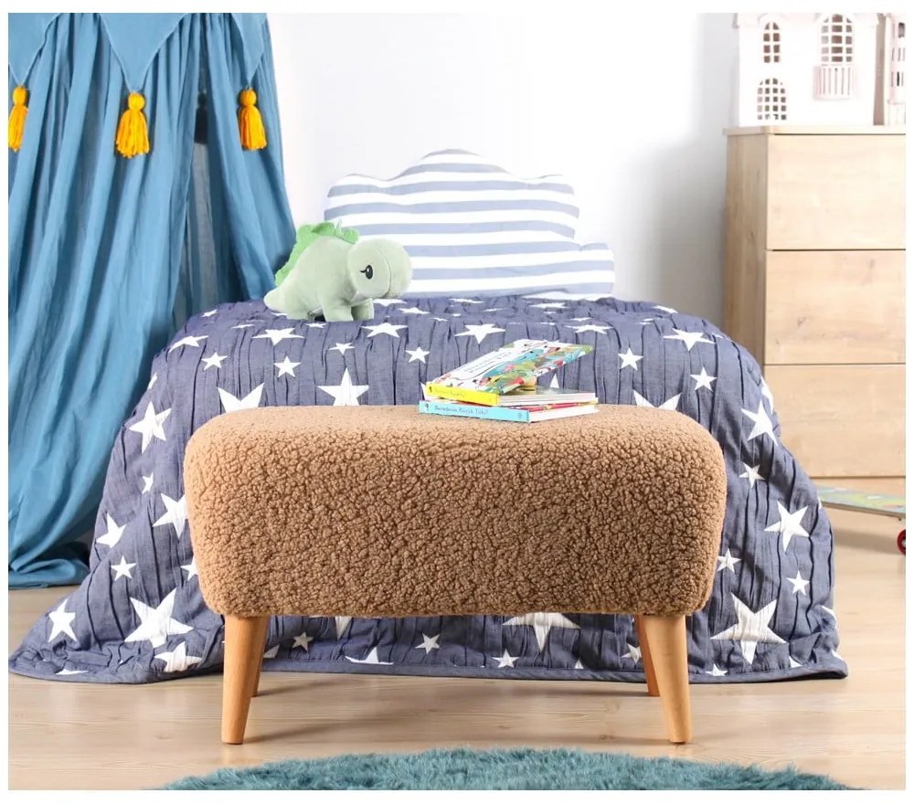 Кафяв детски пуф Moouv – Artie