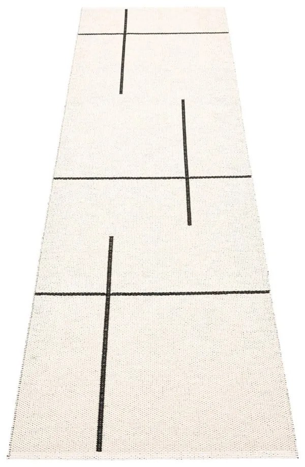 Черна пътека за открито и закрито 70x270 cm Fred Black – Pappelina