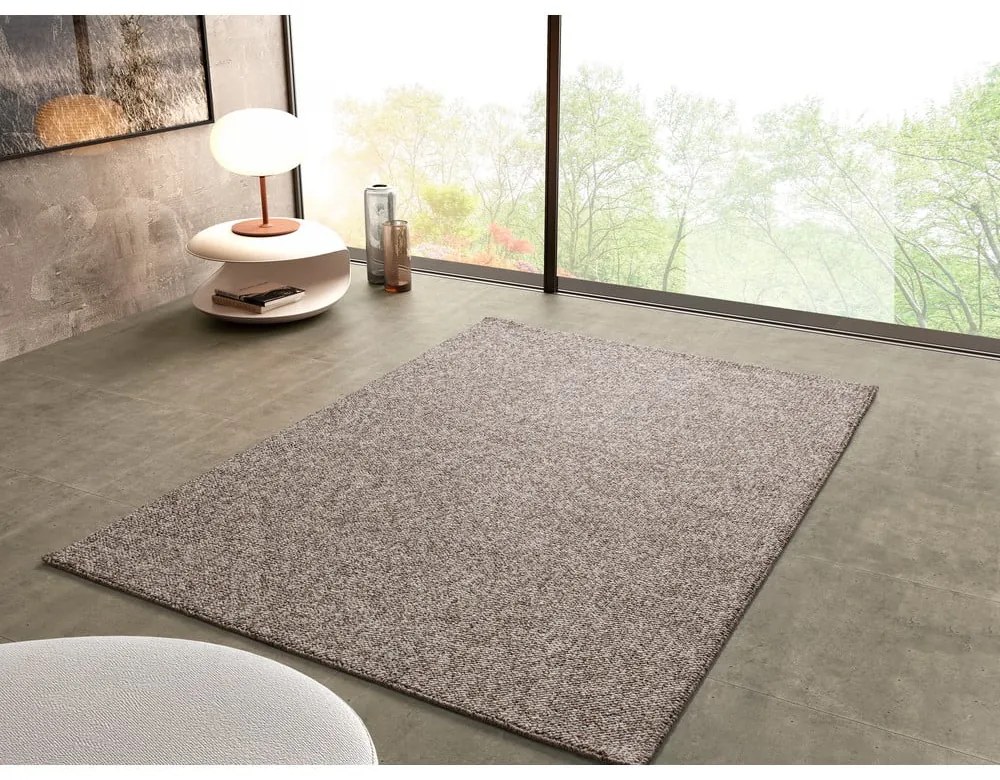 Сиво-бежов килим 120x170 cm Petra Liso – Universal