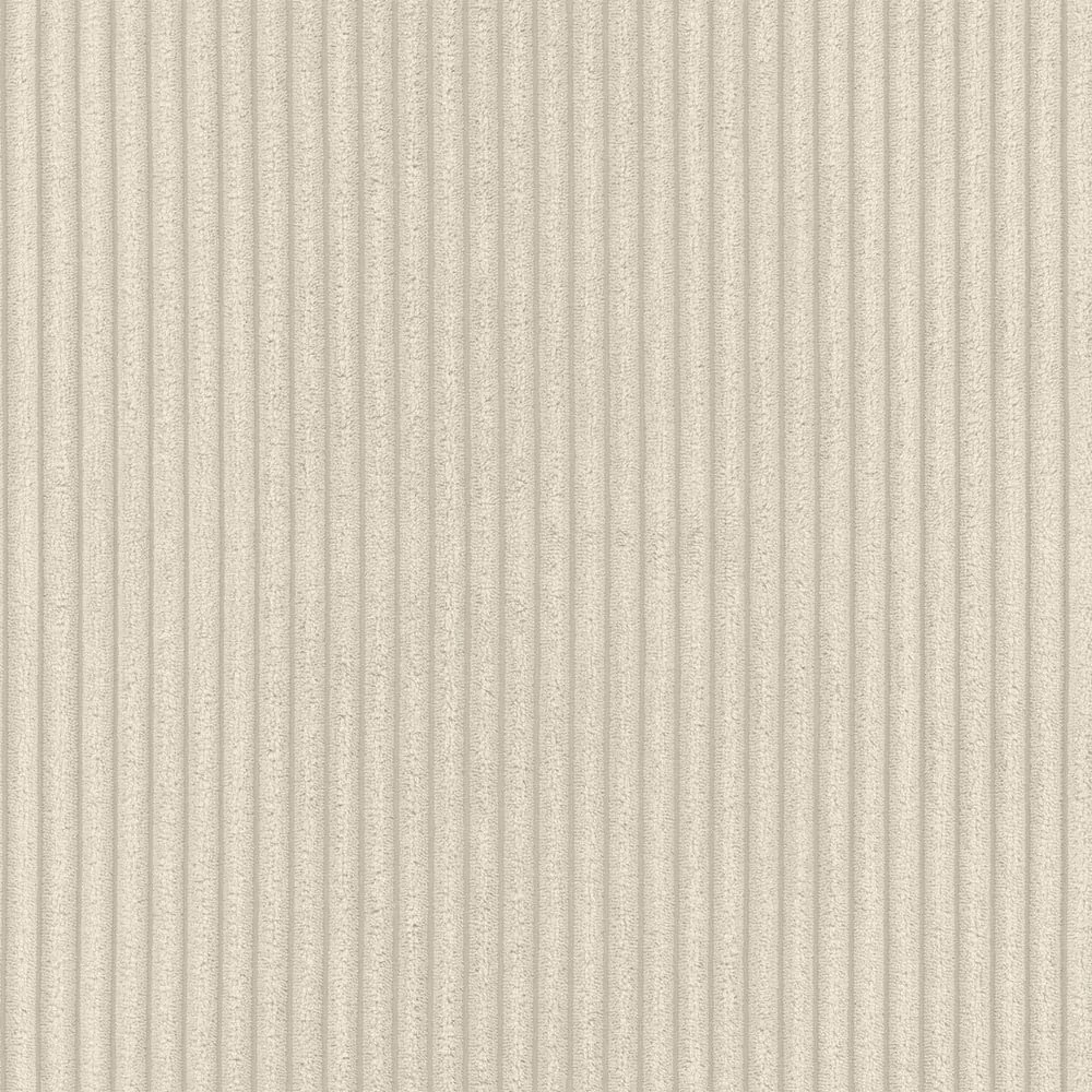 Бежово-кремав ъглов диван от рипсено кадифе (десен ъгъл) Martin – Ropez