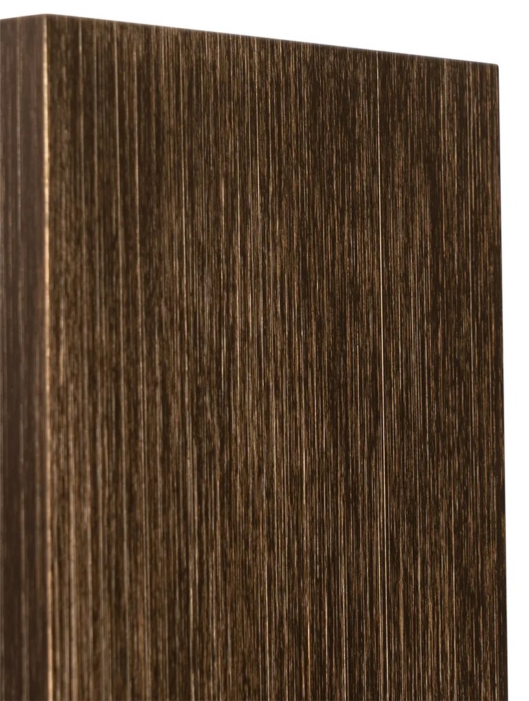 Модерна стенна лампа тъмно бронз квадратна 2-светлина - Sandy