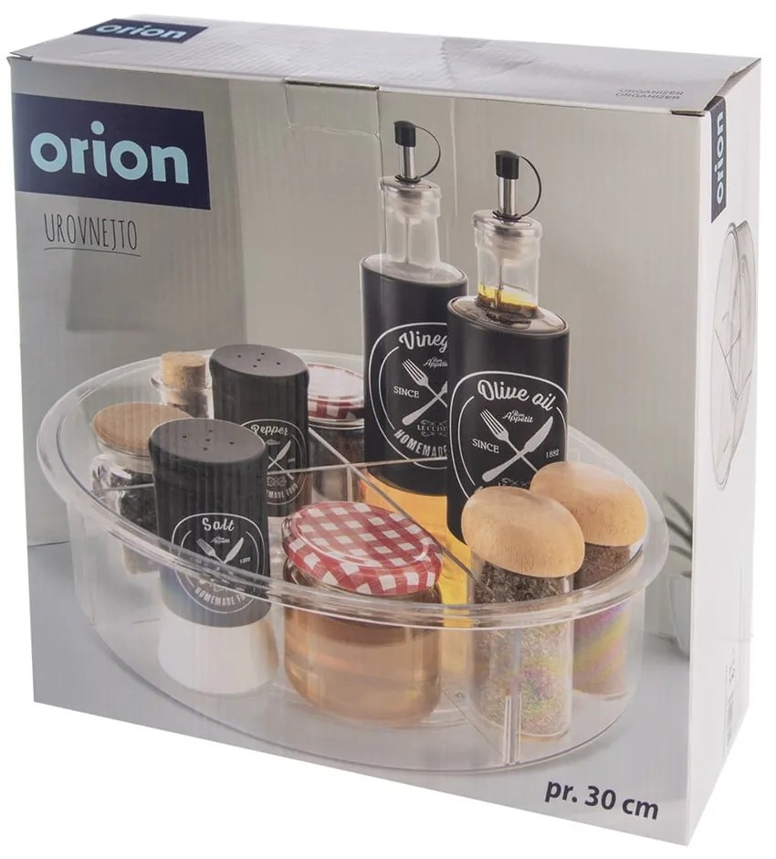 Въртящ се пластмасов органайзер за подправки ø 30 cm – Orion