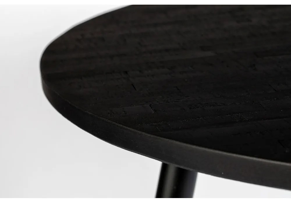 Кръгла маса за хранене от тиково дърво ø 110 cm Mo - White Label