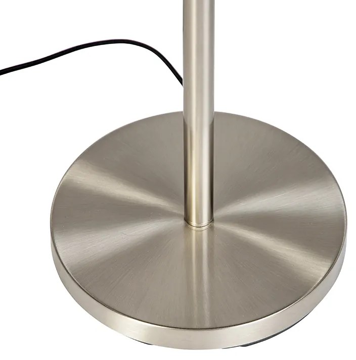 Модерна подова лампа стомана без абажур - Simplo