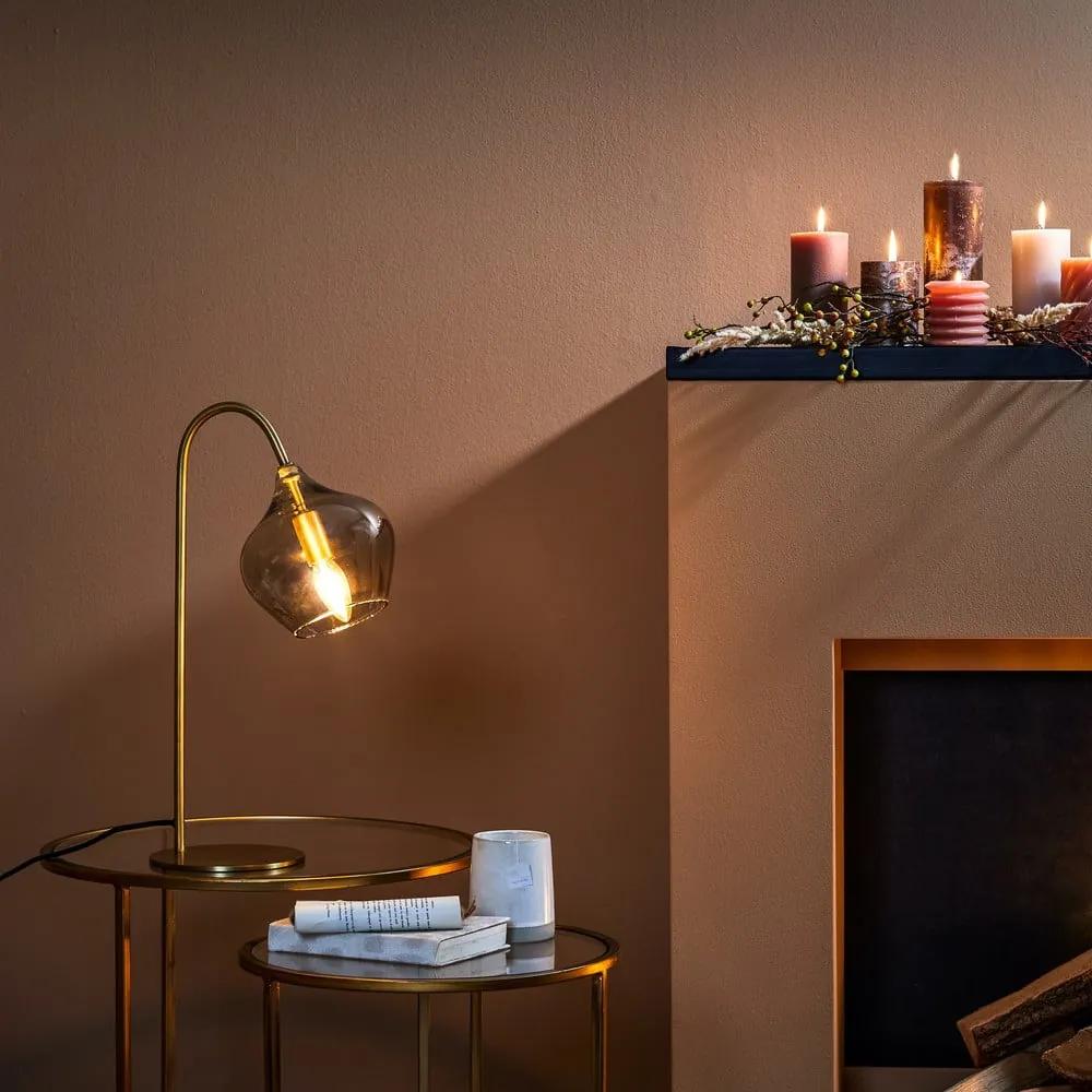 Настолна лампа в бронзов цвят (височина 50,5 cm) Rakel - Light &amp; Living