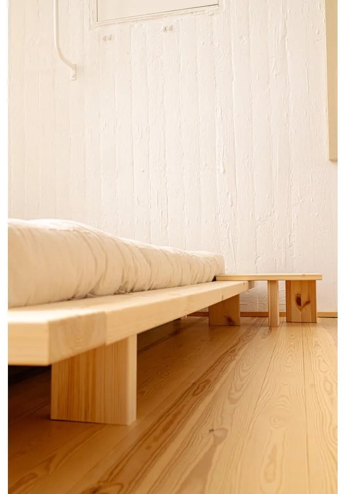 Нощно шкафче от масивен бор в естествен цвят Japan – Karup Design