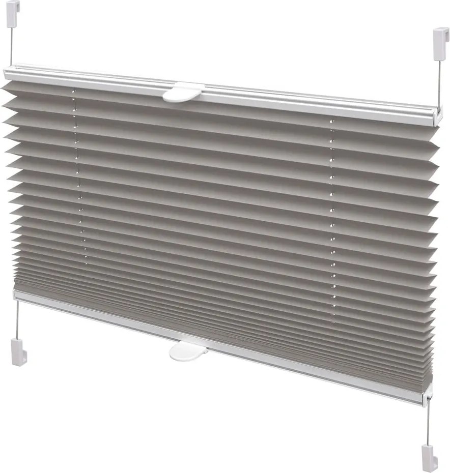 Сива ролетна щора 72,5x150 cm Plisé Verona – Gardinia