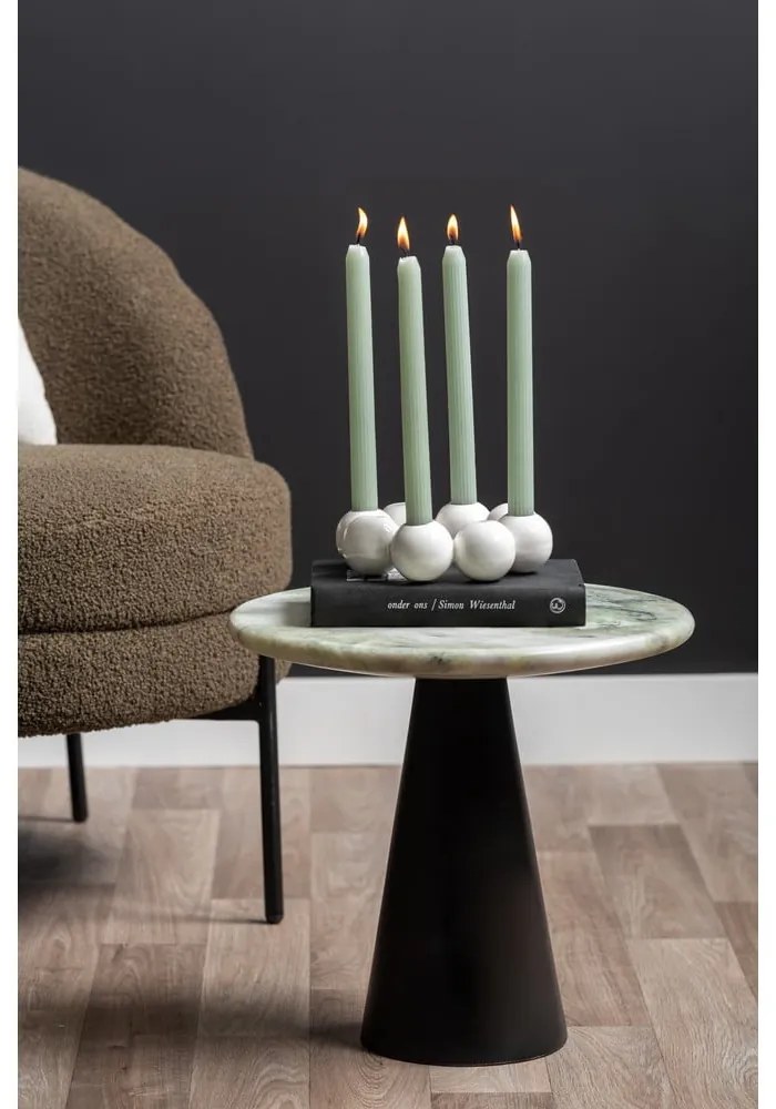 Мраморна кръгла странична масичка ø 40 cm Force – Leitmotiv