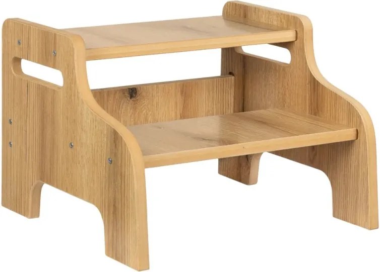Детска степенка с 2 стъпала – 40 x 36 x 27 см Бял