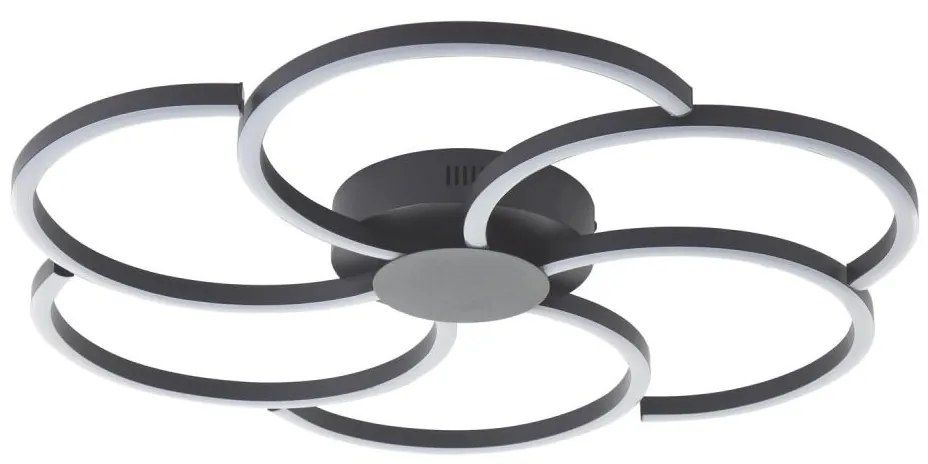 Brilliant - LED Плафониера FICO LED/32W/230V Ø 65 см черен