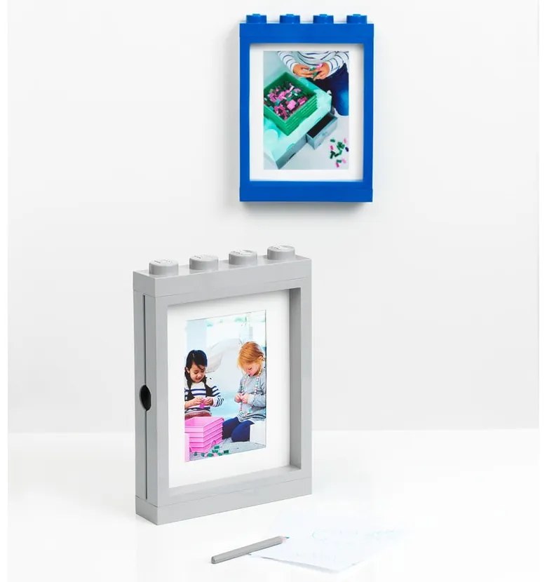 Сива фоторамка , 19,3 x 26,8 cm - LEGO®