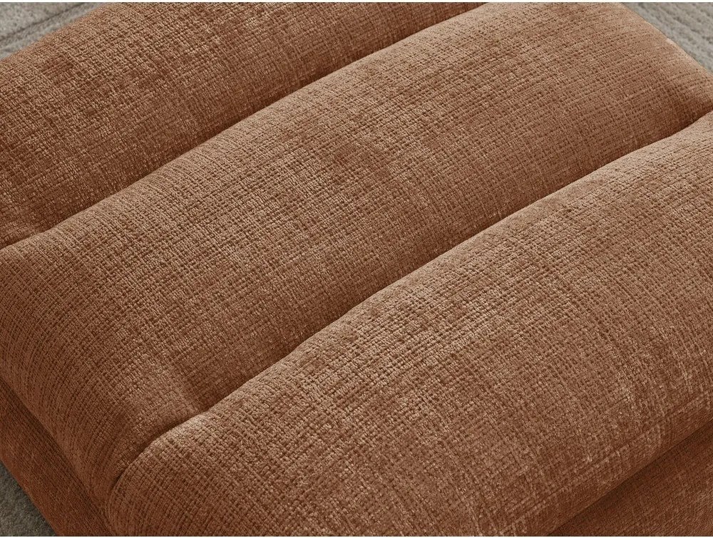 Оранжева шенилова табуретка Neil – Bobochic Paris