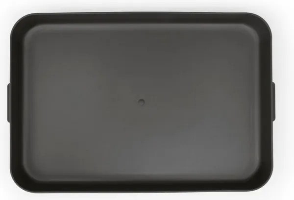 Кутия за храна Brabantia Make&Take 1006284, 1.1 л, До 2 сандвича, Без BPA, Плоска, Тъмносив