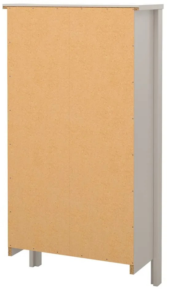 Сиво-бежова накланяща се стойка за обувки Madrid – Tvilum