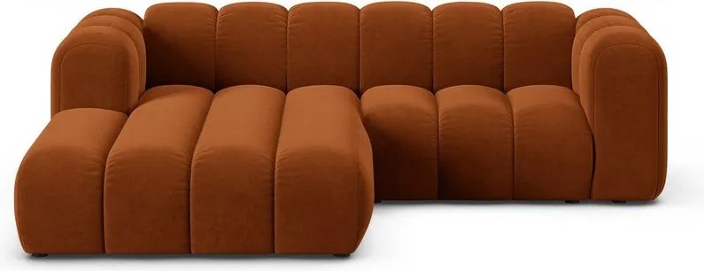 Оранжев ъглов диван (ляв ъгъл) Lupine – Micadoni Home