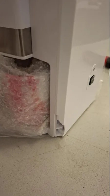 Втора ръка: Кафемашина с две чаши Techwood TCA-202, 500W, Перманентен филтър, Бял