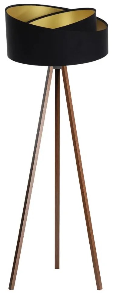 Подова лампа GALAXY 1xE27/60W/230V черна/wenge