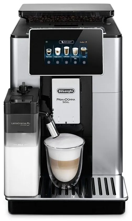 Суперавтоматична кафемашина DeLonghi PrimaDonna ECAM 610.55.SB Метален 1450 W 19 bar 2,2 L