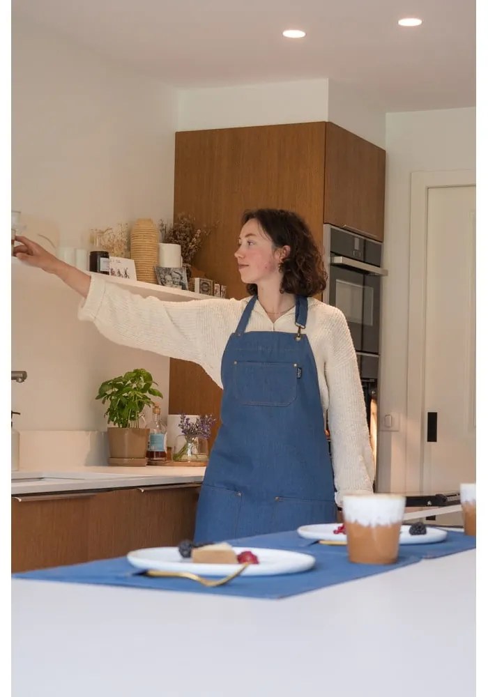 Текстилна подложка за хранене 45x33 cm Indigo – Tiseco Home Studio