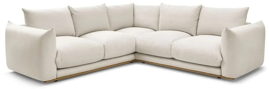 Кремав ъглов диван Ernest – Bobochic Paris