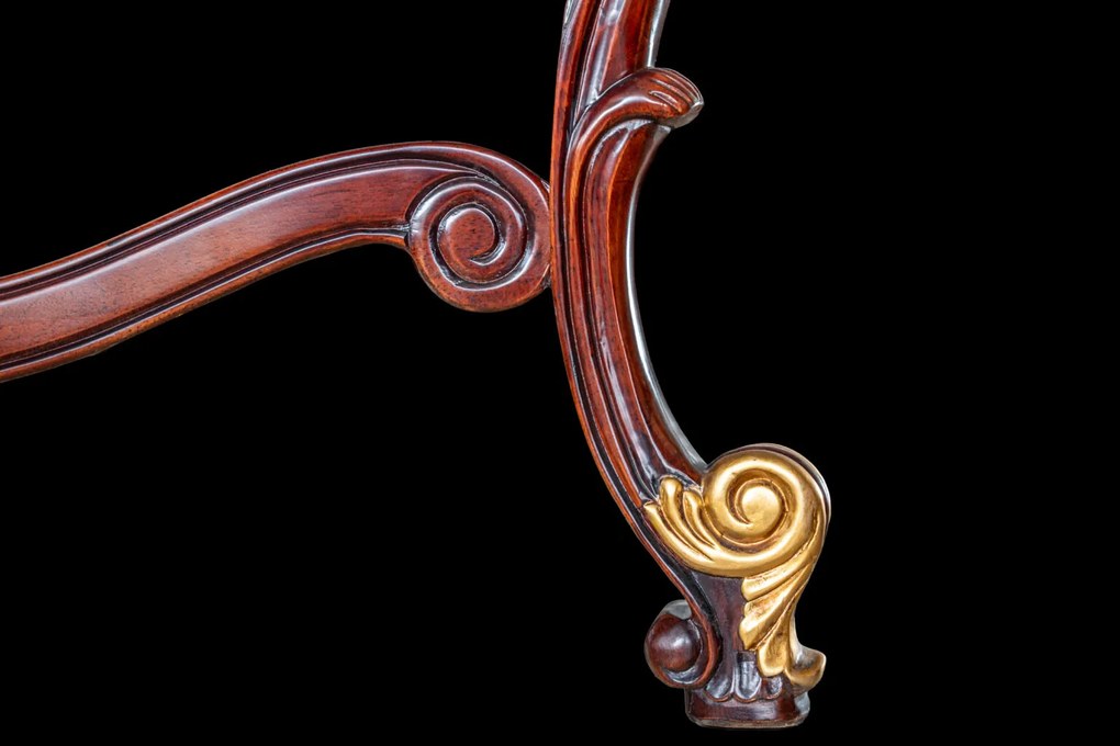 Конзолна маса с огледало 8086 в стил Рококо