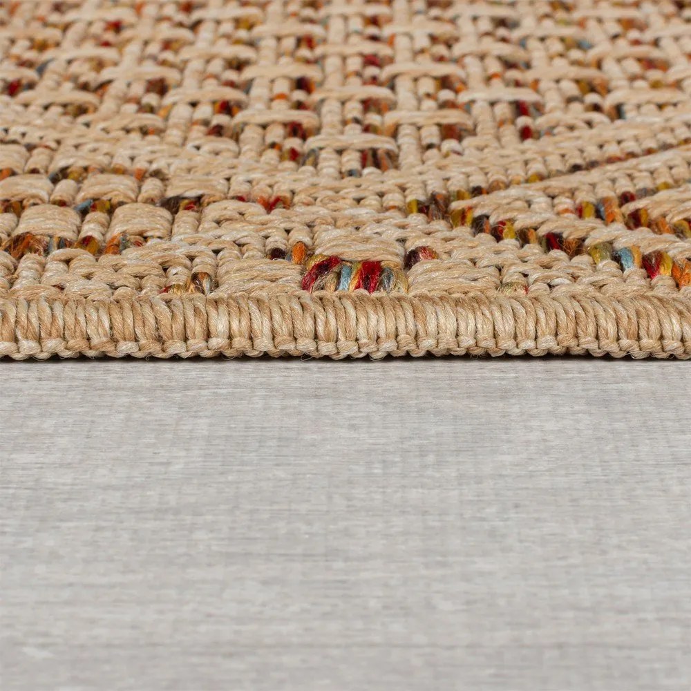 Външен килим в естествен цвят 160x230 cm Nora Diamond – Flair Rugs