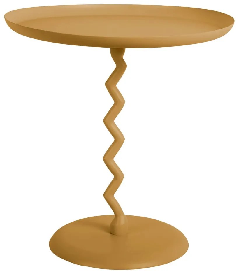 Метална кръгла странична масичка ø 40 cm Zig Zag – Leitmotiv