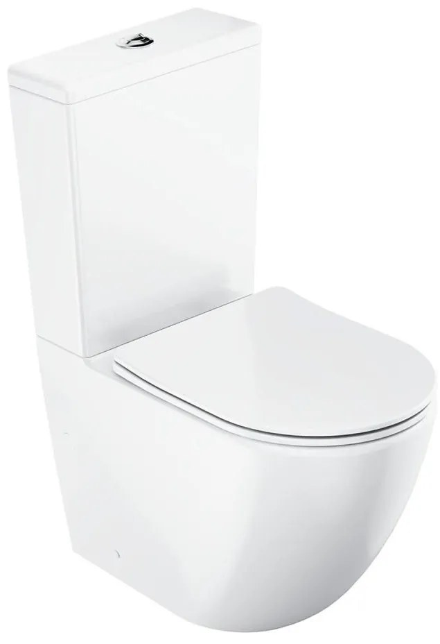 Ravak X01870 - комбинирано WC Rimless със седалка SoftClose OPTIMA, керамика/бяла