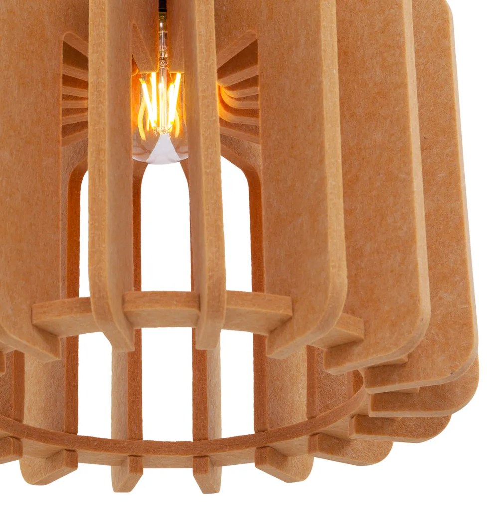 Ретро висяща лампа оранжева - Felt