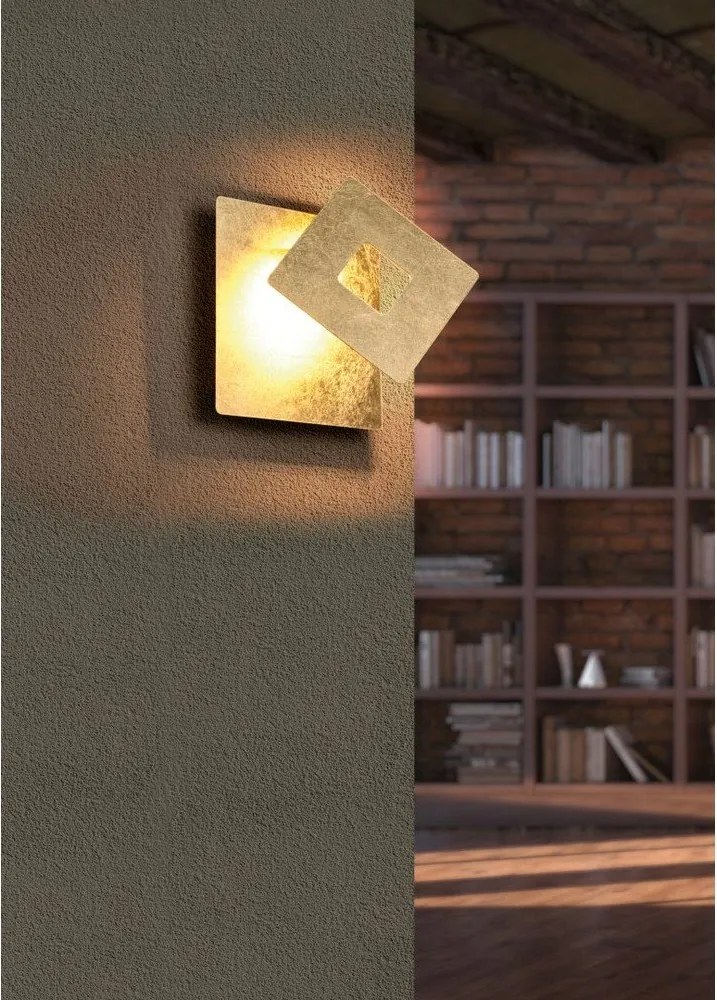 LED стенна лампа в златист цвят Leano - Trio