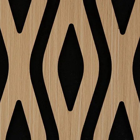 Декоративен панел atmosphera Wave, 61x61 cm, MDF