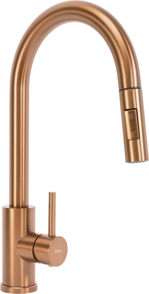 Стоманена мивка Leo 40 BRUSH COPPER