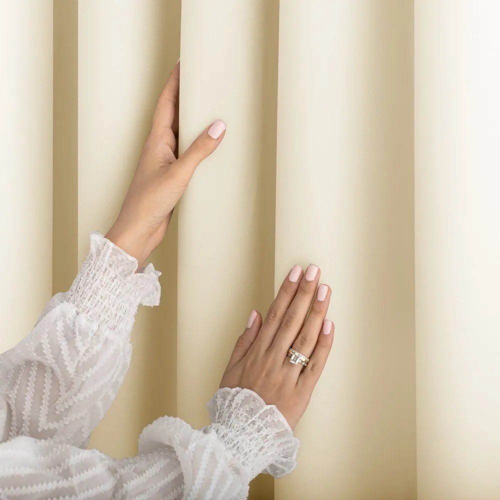 Dimout перде в цвят слонова кост 140x250 cm Carli – Restilo