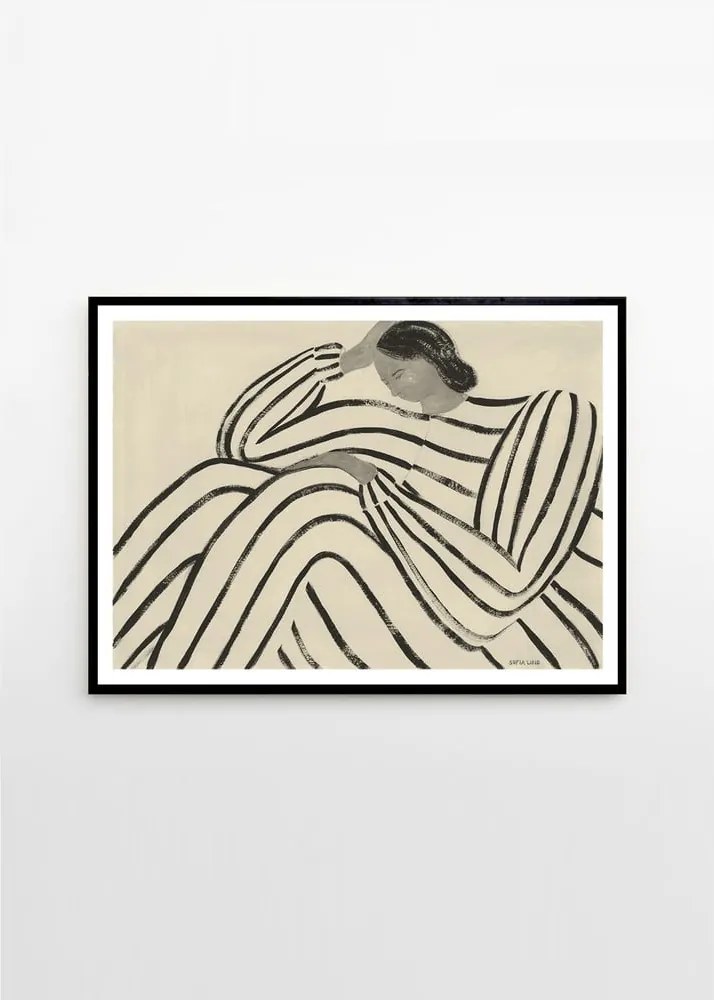 Постер 100x70 cm Waiting – Sofia Lind – The Poster Club