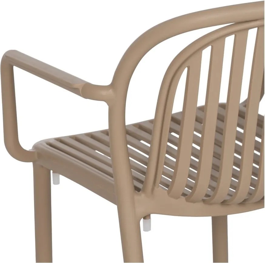 Бежов пластмасов трапезен стол Alia – Ixia