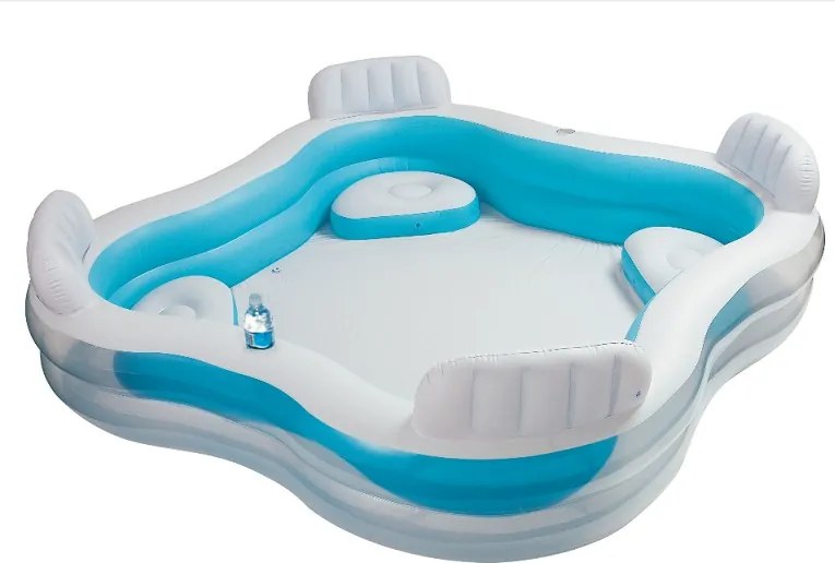 Intex - Семеен басейн със седалка 756475 - 229 х 229 см 56475