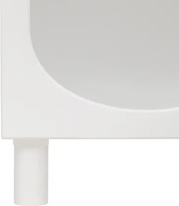 Детски скрин atmosphera Tara, 4 отделения, MDF, Бял