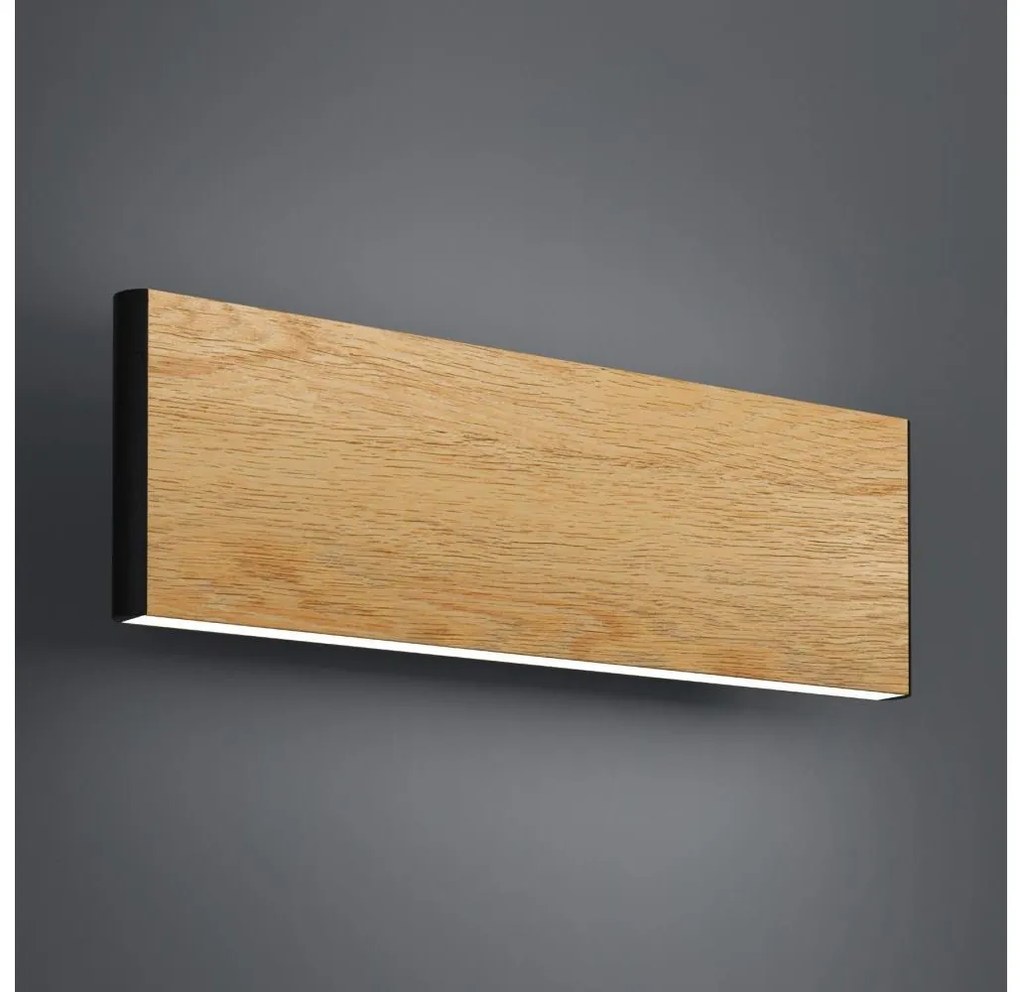 Eglo 390127 - LED аплик CLIMENE 2xLED/4,2W/230V 3000K дъб