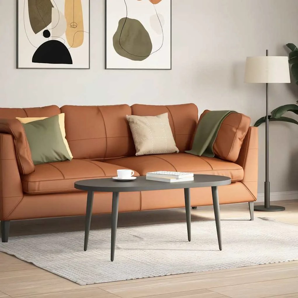4012514 vidaXL Крака за масичка за кафе, конична форма, 4 бр., антрацит, 42-43 см, стомана