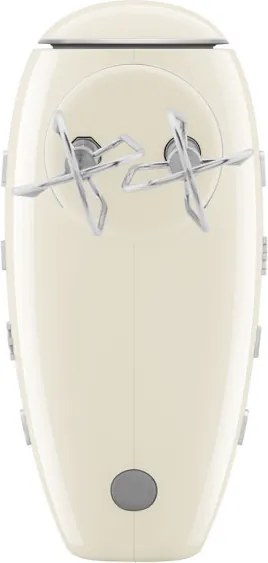 Ръчен миксер SMEG 50's Style HMF01CREU, 250W, 9 скорости, Турбо, Скрит LED дисплей, Таймер, Аксесоари, Кремав