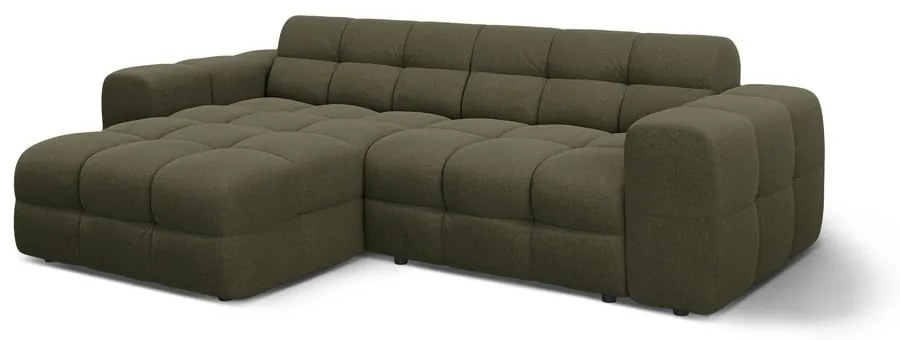 Зелен ъглов диван (ляв ъгъл) Kendal – Micadoni