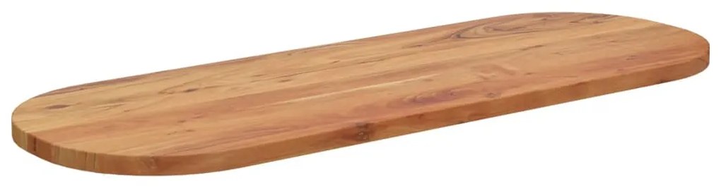370089 vidaXL Плот за маса, 140x50x2,5 см, овален, масивна акация
