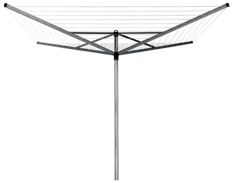 Външен простор Brabantia TopSpinner 1003461, 50 м, Метален шиш за вкопаване, Резистентен на корозия, Инокс