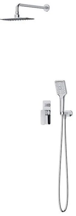 Cersanit S952-029 - Душ комплект с вграден смесител LARGA хром лъскав