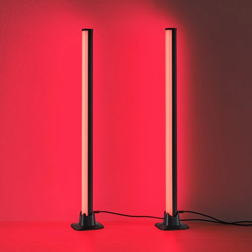 Черна метална LED настолна лампа (височина 55 cm) Boy – Reality