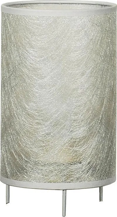 Настолна лампа СЕТА, титан, абажур Басари Сребро, 1xE27