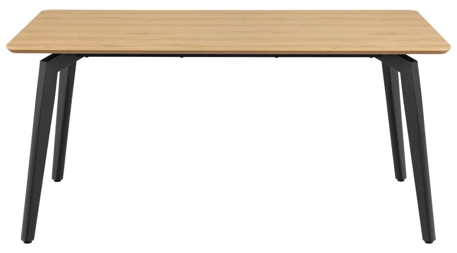 Трапезна маса с дъбов плот 90x160 cm Cadiz – Actona