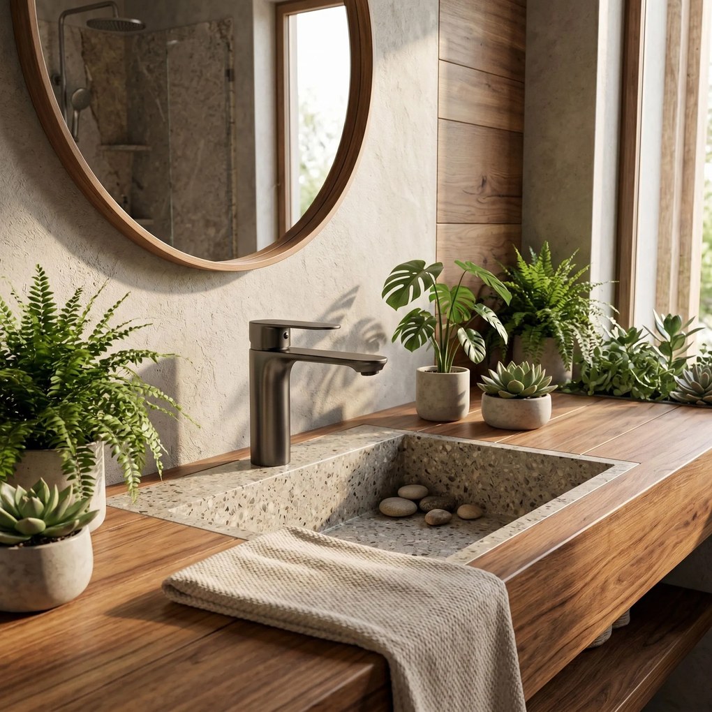 Смесител за мивка Rea Drop Titan low