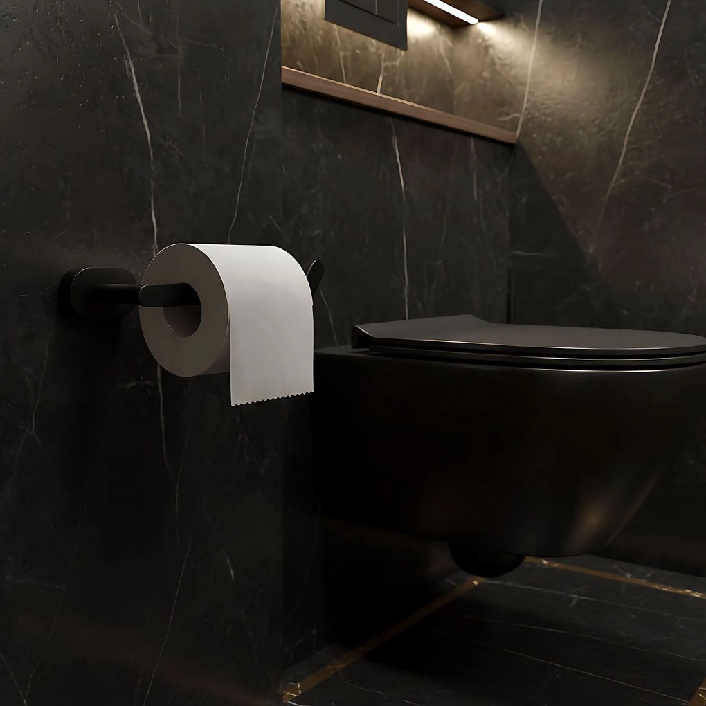 Поставка за тоалетна хартия 109 Til Black