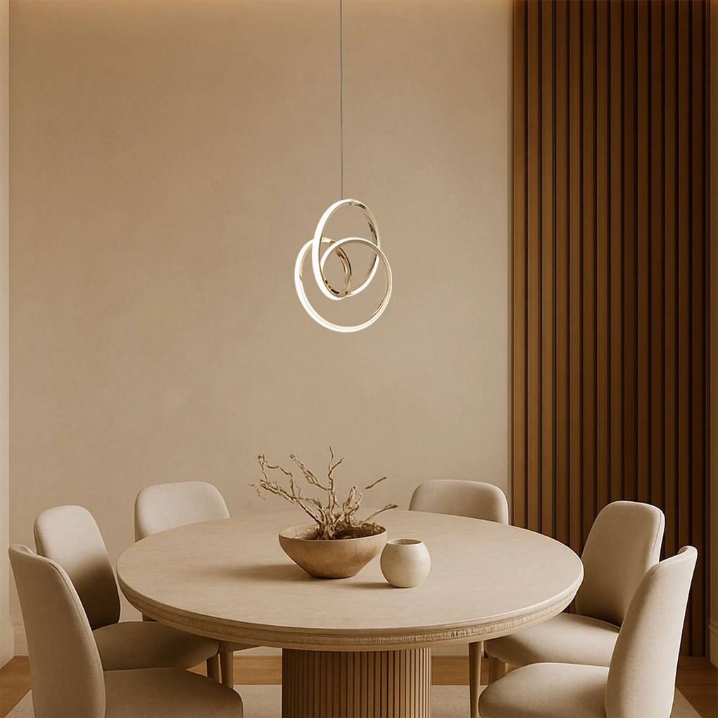 Висяща LED лампа G076-1CP Gold